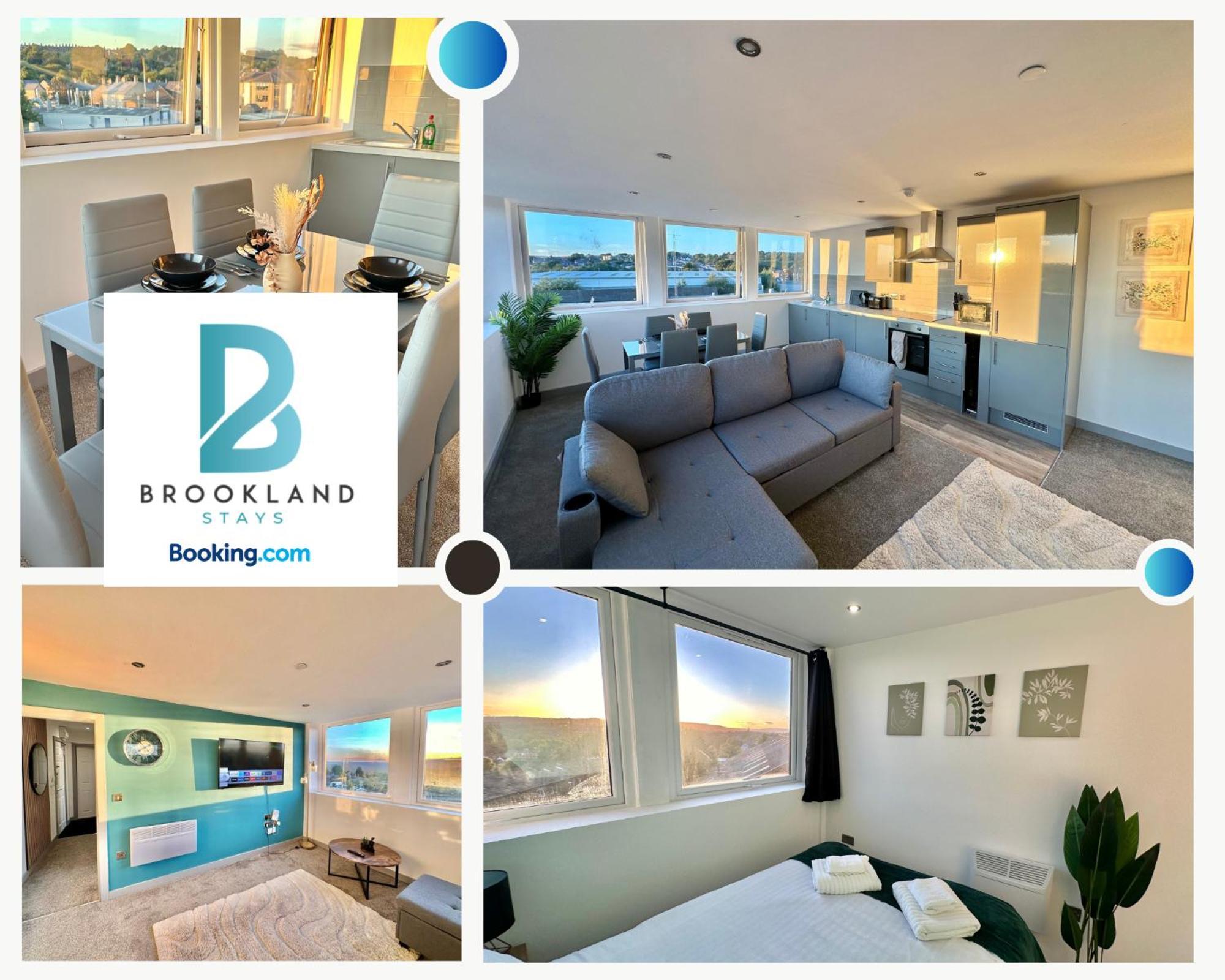 2 Bedroom With Stunning Sunset View, Free Parking And Wifi By Brookland Stays Yeadon Екстериор снимка